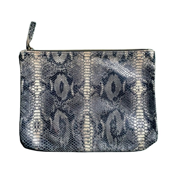 Claire V / Claire Vivier Fold-over Python Clutch - *rare* - Picture 2 of 4